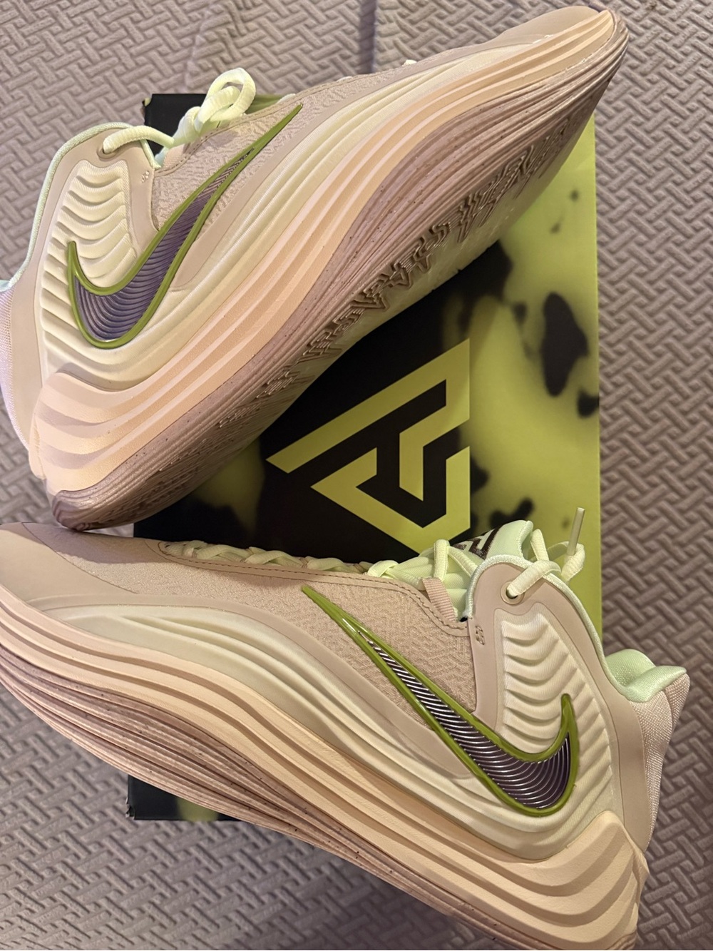 Nike Gianni’s Freak 7 Wolf in Sheep’s Clothing with Lime Green and Purple Swoosh